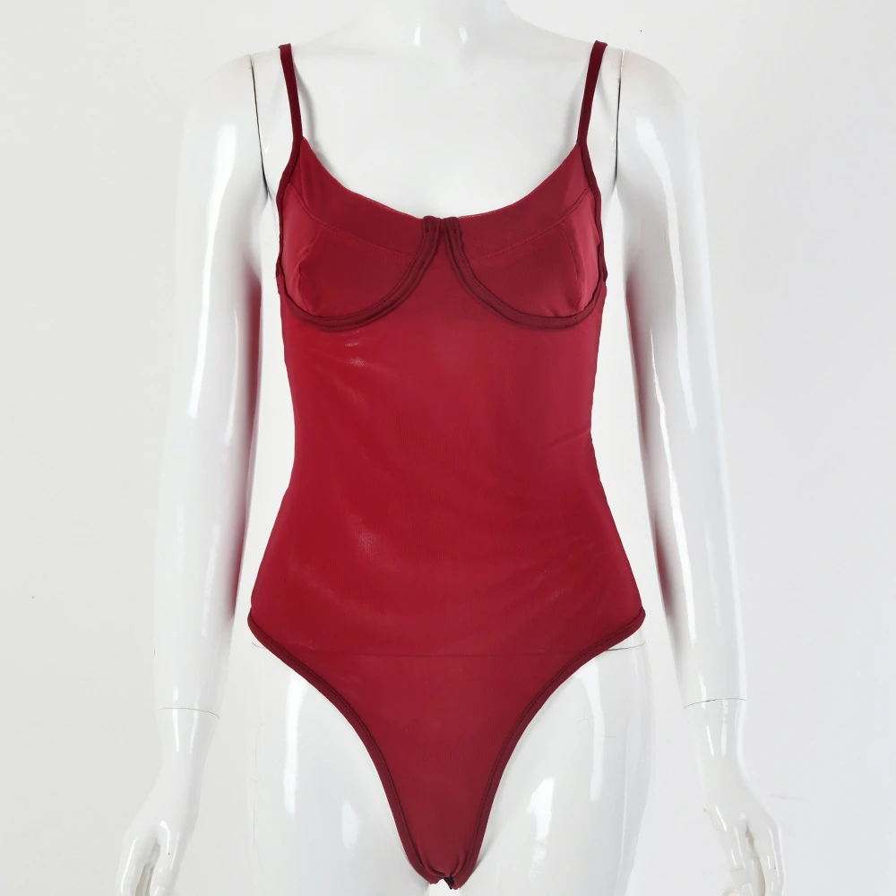 Causey Двухслойное кружевное сексуальное боди женские топы прозрачные