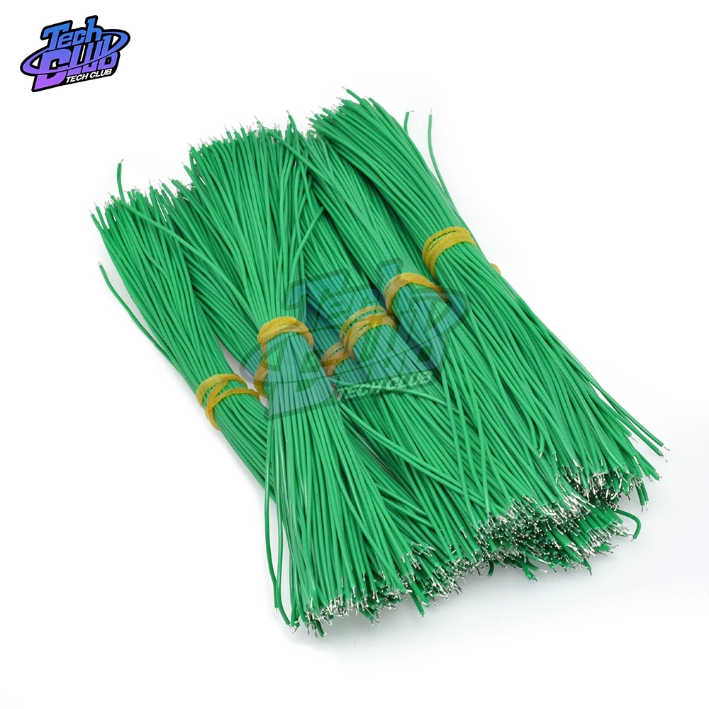 24AWG 100 шт./лот 20 см двойной Луженый провод UL1007 припой 6 цветов Перемычка кабель