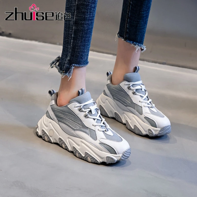 Женская обувь модная сетчатая красная осенне зимняя спортивная Wenzhou