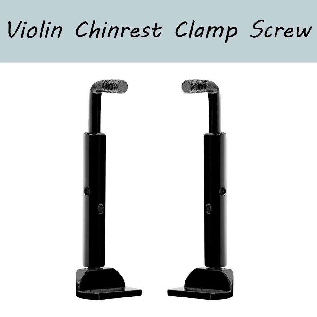 

2Pcs Violin Chinrest Screws 4/4 3/4 Chin Rest Clamps Accessories Tools