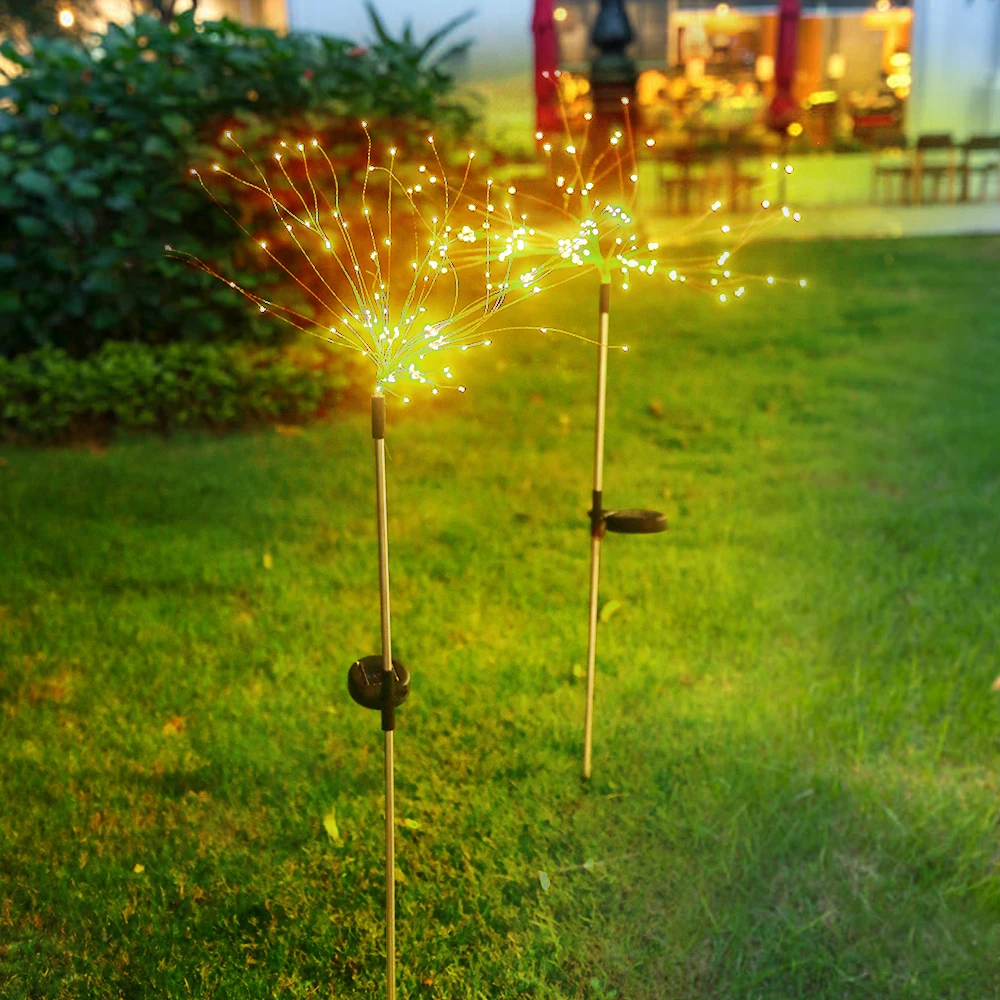 На солнечной энергии Открытый трава Глобус лампа-одуванчик 90/120/150 светодиодный
