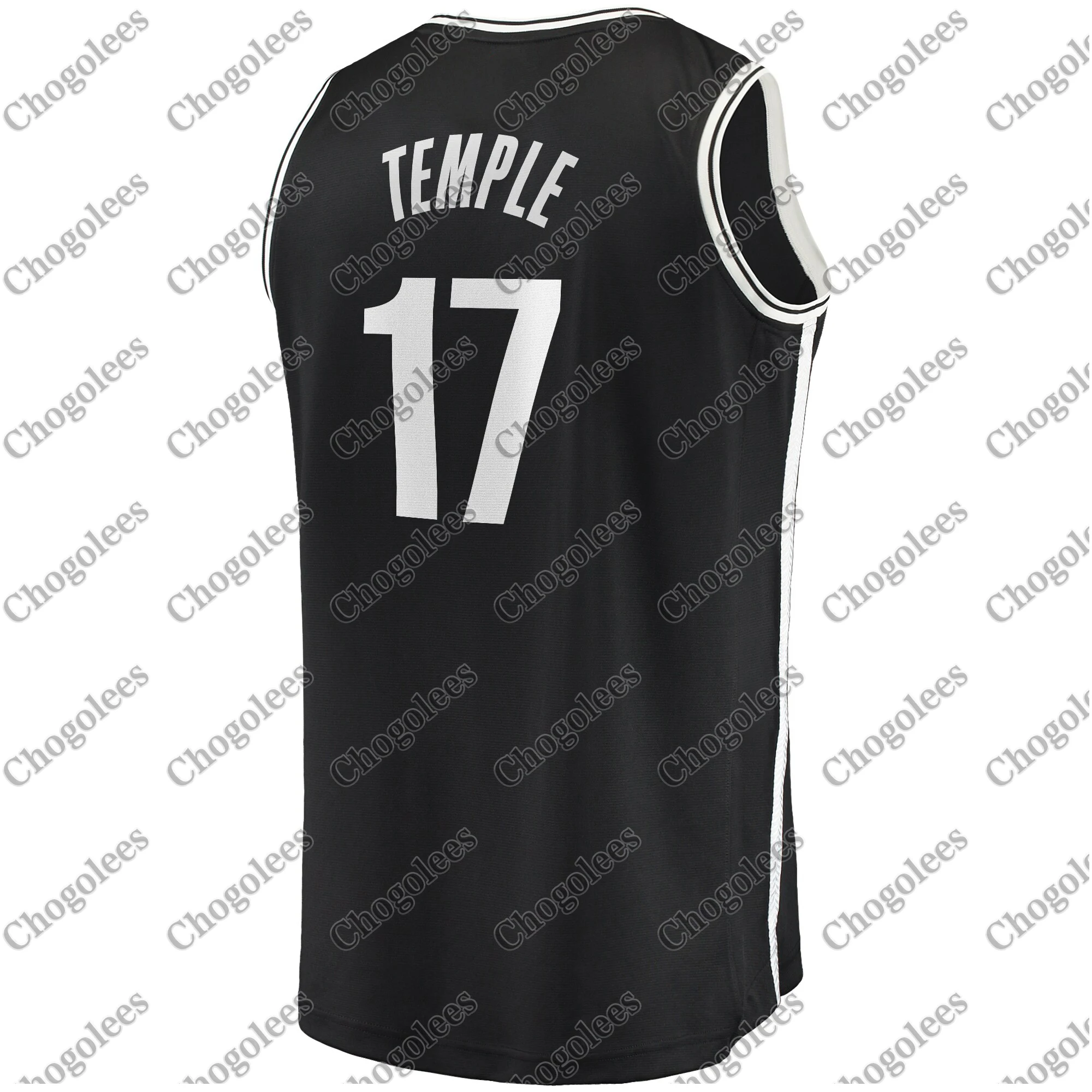 

Men Basketball Jersey Garrett Temple Brooklyn Branded Fast Break Player Jersey Icon Edition Black