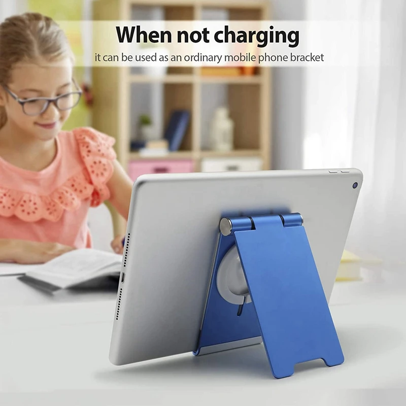 Wireless Charger Holder Desk Mount Phone Bracket Charging Stand For Iphone 12/12 Pro/12 Mini/12 Pro Max