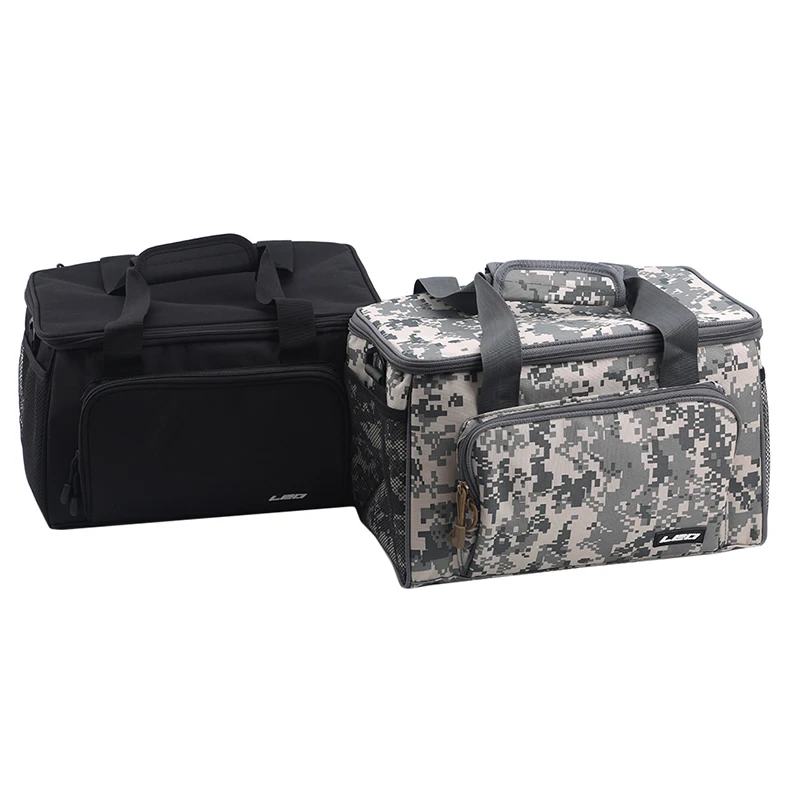 

Multi-functional Canvas Cloth Fishing Tackle Box Camouflage Green Handbag Shoulder Bag For Fishing Tool