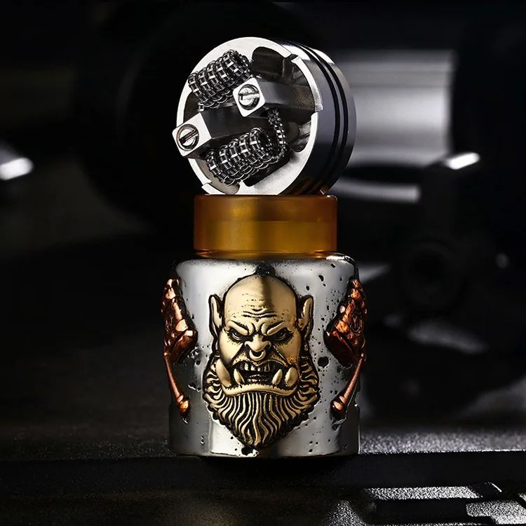 Атомайзер Cloudworkz ручной работы Orc RDA с двойной катушкой 25 мм испарителем BF PIN Squonker