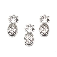 10pcs cute pineapple female lovers pineapple pendant 11mm 24mm necklace engagement jewelry diy handmade crafts gift