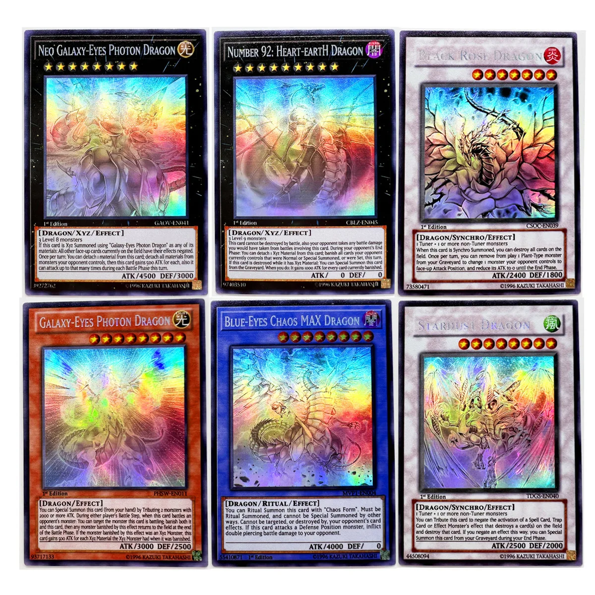 Yu Gi Oh голубые глаза альтернатива белый дракон английский DIY игрушки хобби