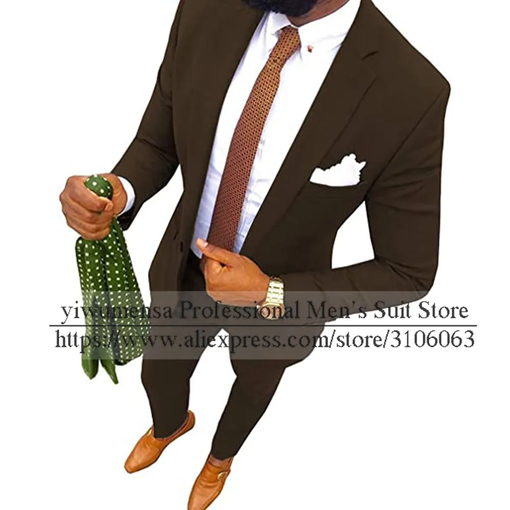 Мужской облегающий Блейзер YIWUMENSA зеленый однотонный плоский пиджак с отложным