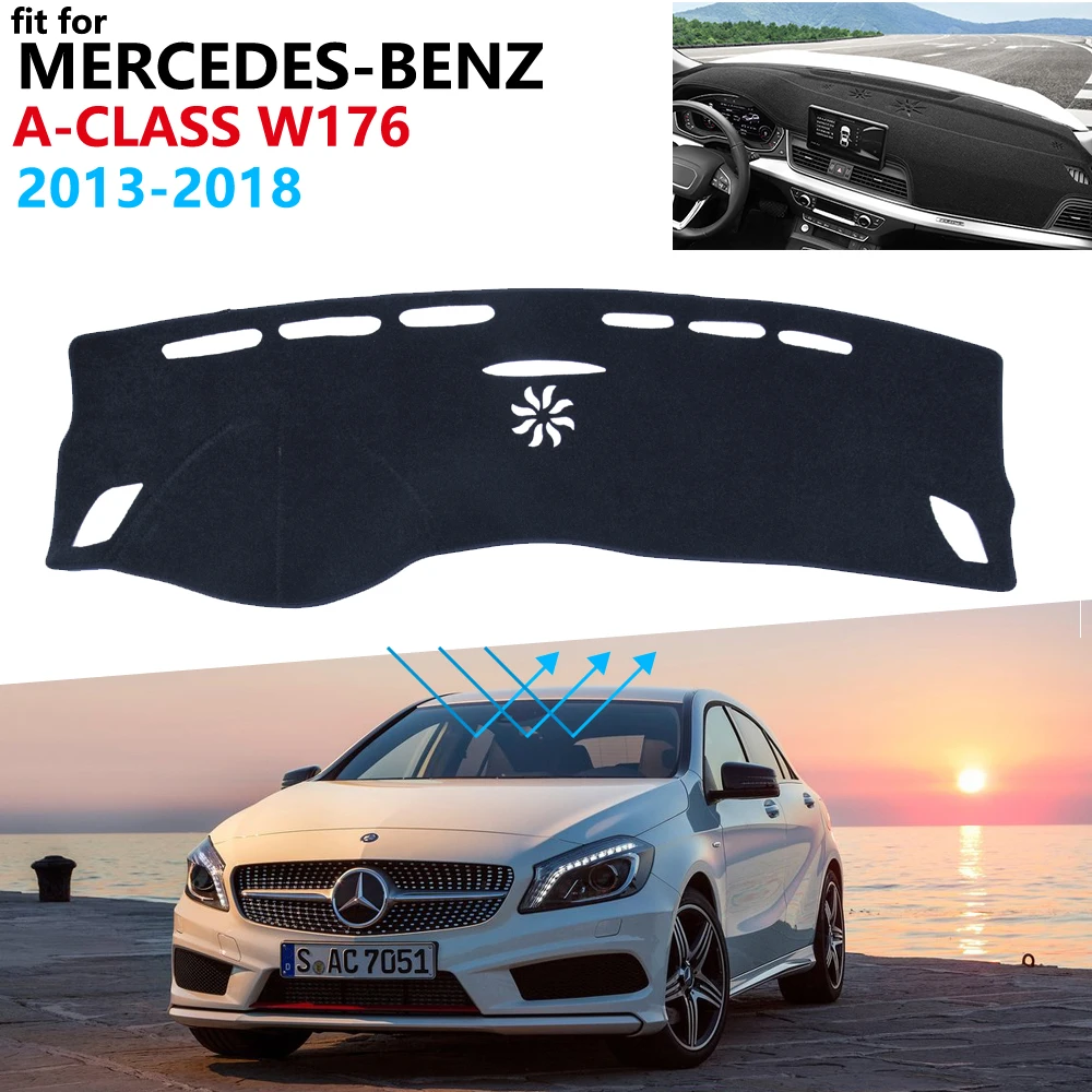 Защитная накладка на приборную панель для Mercedes Benz A Class W176 2013 ~ 2018 автомобильные