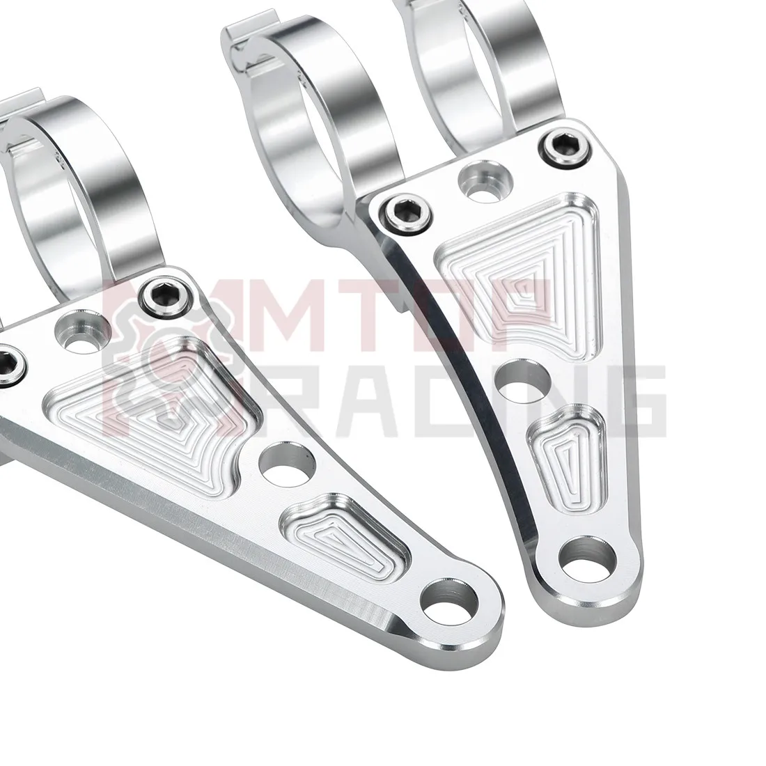 Монтажный кронштейн фар мотоцикла Серебряный 30 мм 33 мм 35 мм 37 мм 38 мм 39 мм 41 мм 43 мм 45 мм 46 мм 48 мм 49 мм 50 мм