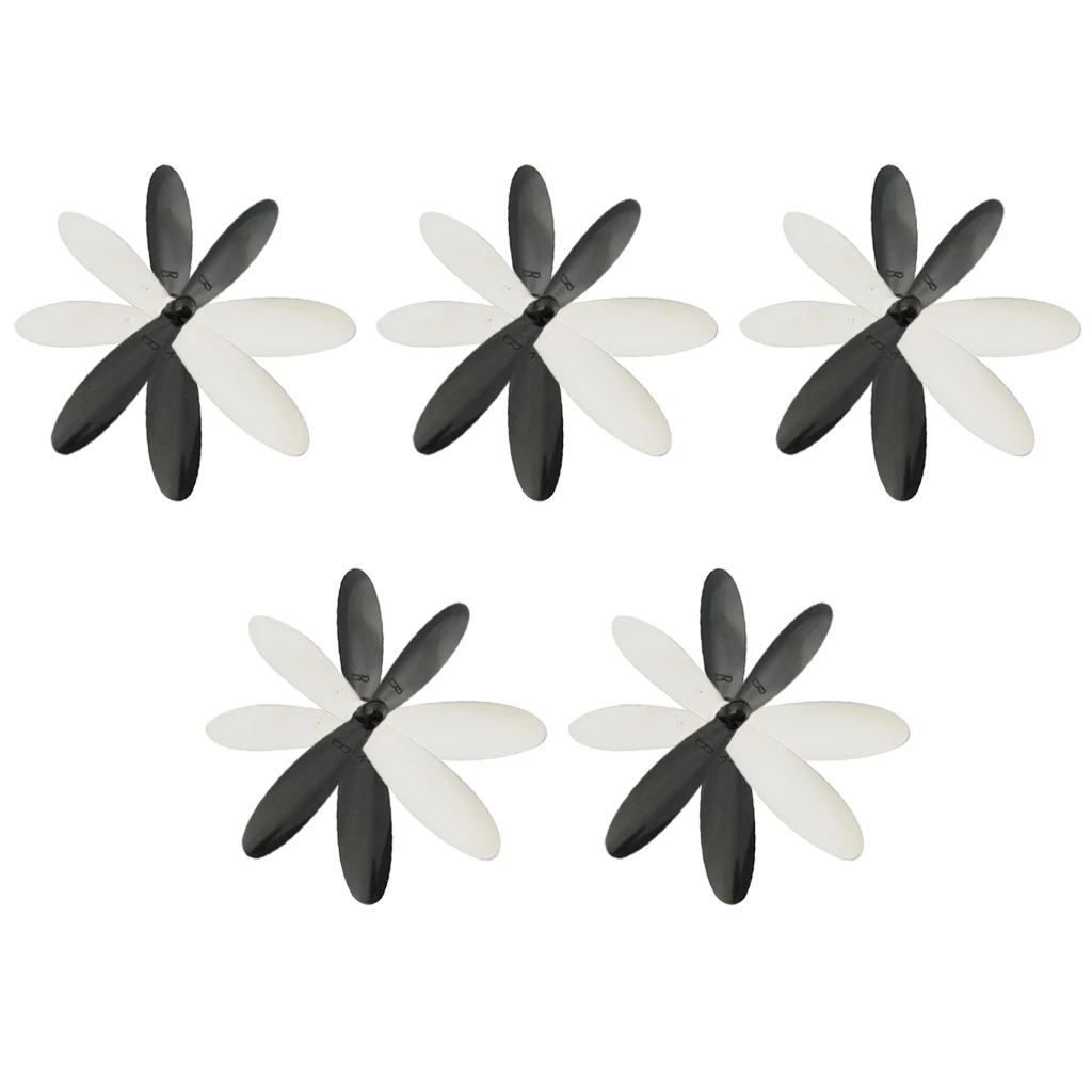 10 пар пропеллеров Airscrew Замена для Hubsan X4 аксессуар черный + белый|Наборы