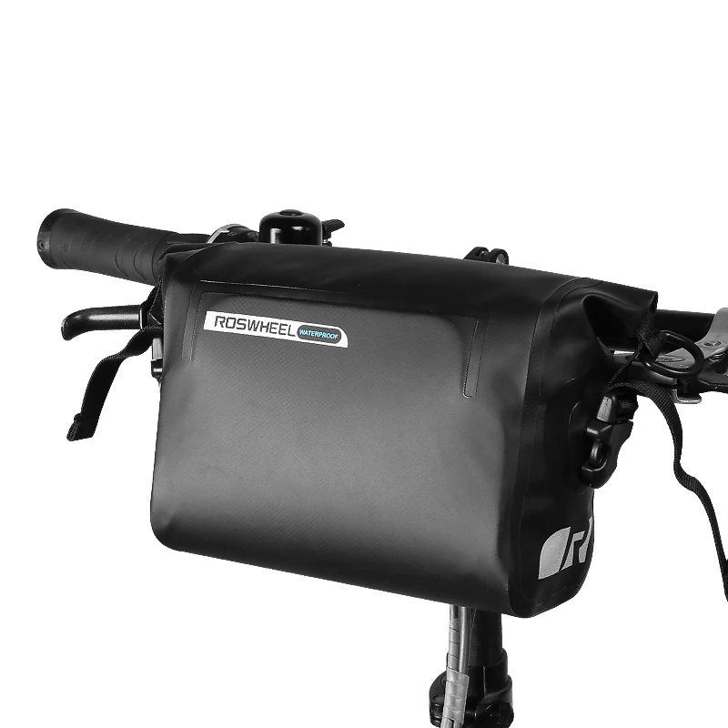 111361 Handlebar Bag Roswheel сухой серии полный водонепроницаемый велосипед Велоспорт седло Паньер заднего сиденья руль сумка багажник чехол для телефона держатель - Цвет: 111361 Handlebar Bag