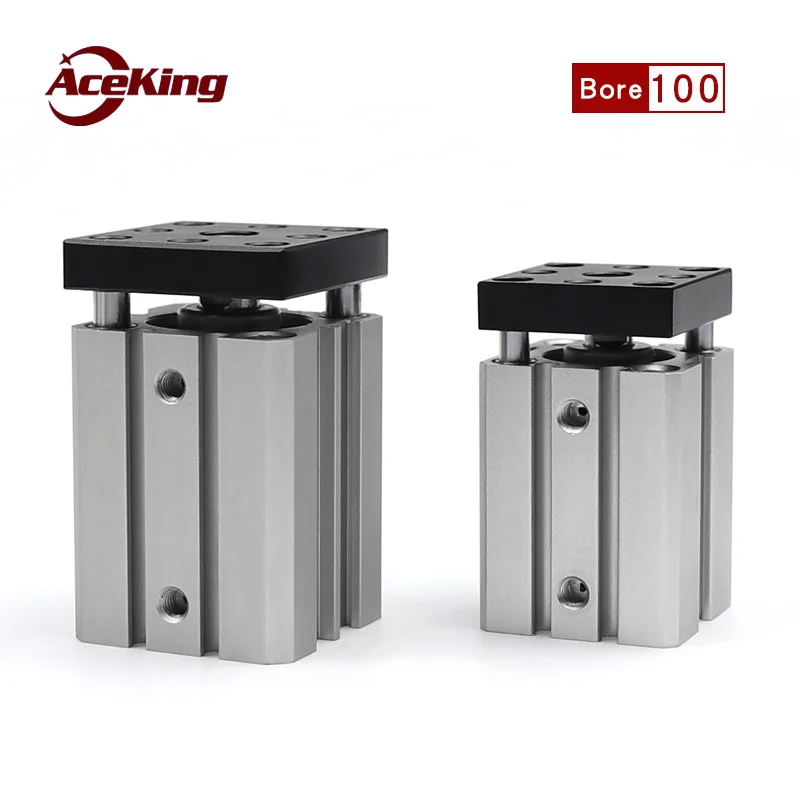 JTD100 тонкий направляющий стержень с тремя осями и перегородкой|Пневматические