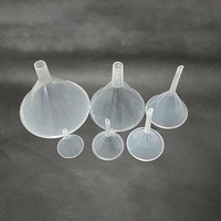 all size lab 30mm 50mm 60mm 75mm 90mm 120mm 150mm triangle funnel clear plastic conical funnel laboratory supplies