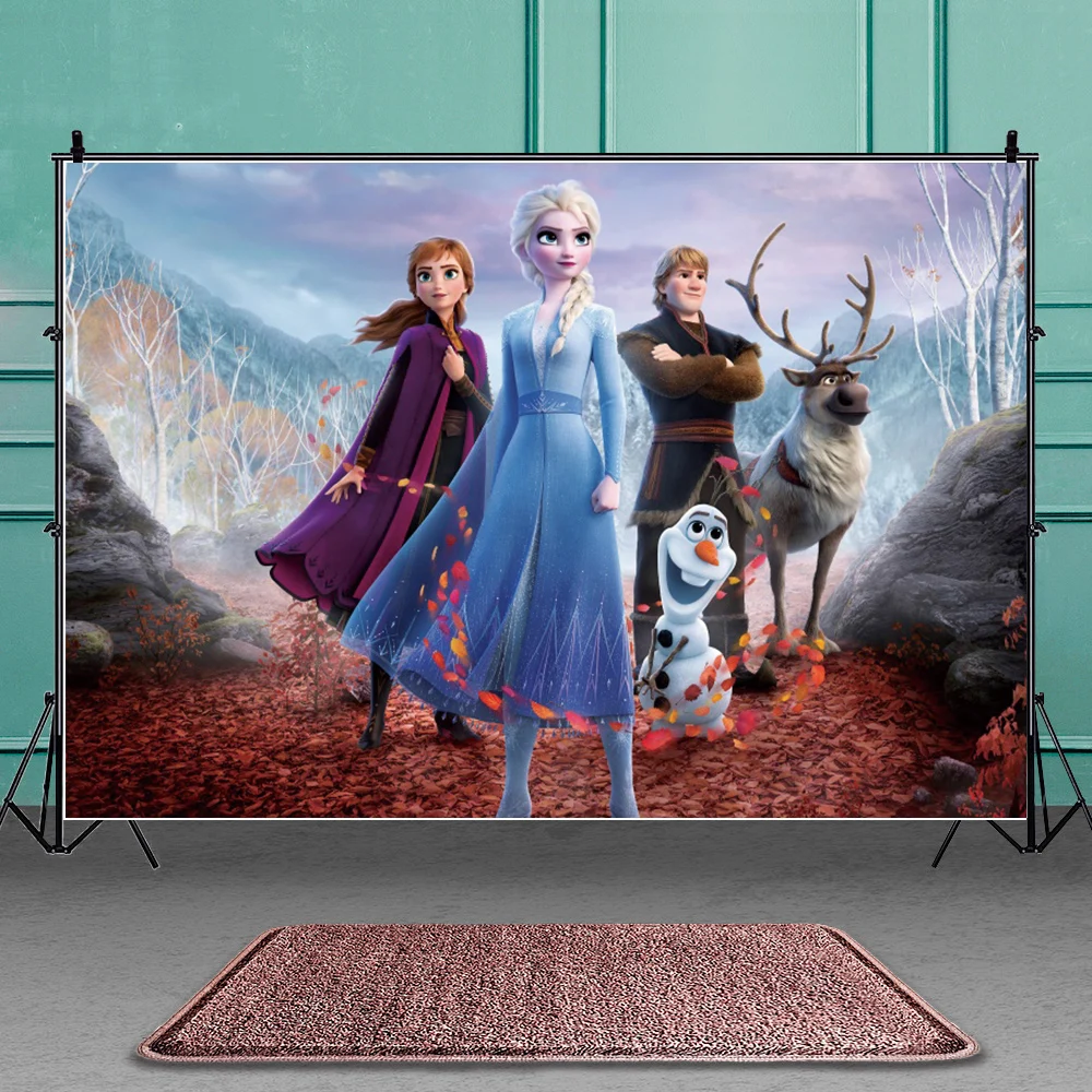 Студийный фон для вечерние съемки в стиле Disney Холодное сердце | Дом и сад