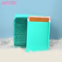 10pcs 180x230mm usable space teal poly bubble mailer envelopes padded mailing bag self sealing packing bags high printing
