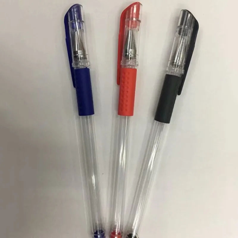 

10pcs 0.5mm Neutral Pen Signature Gel Pen European Standard Office Pens Kawaii Stationery School Tools Gel Pen Stationery Pens