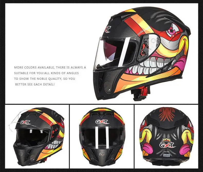 HiMISS мужской Улучшенный мотоциклетный электромобиль шлем на четыре сезона с