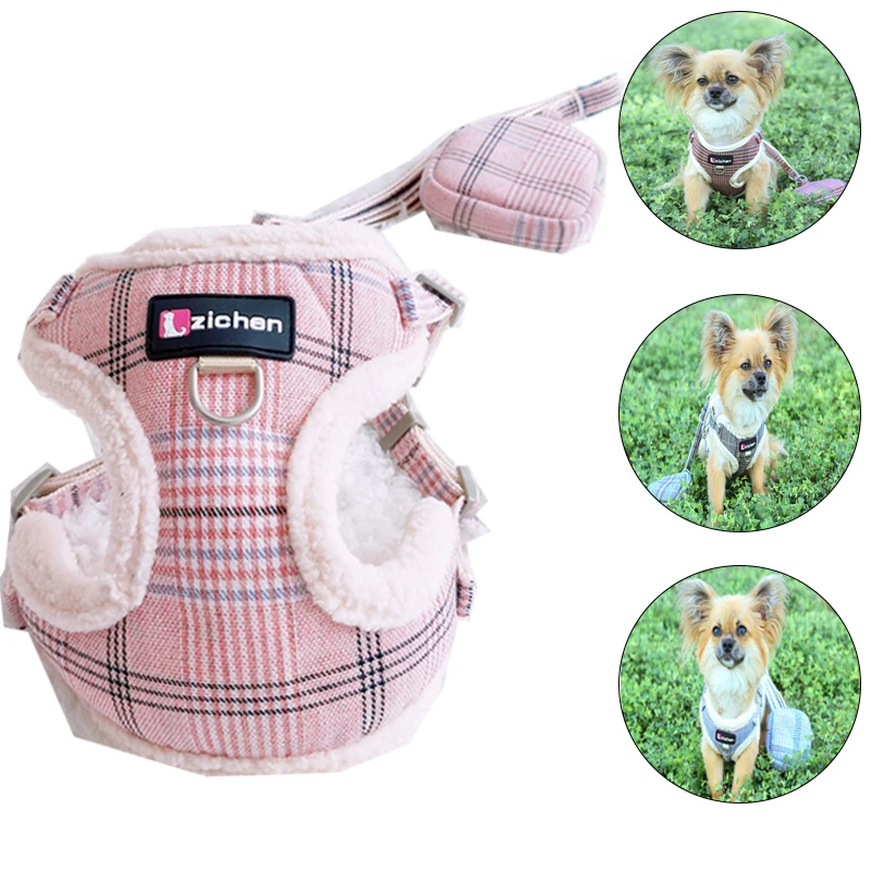 Мягкая шлейка для собак теплый жилет чихуахуа йоркширский терьер маленькие