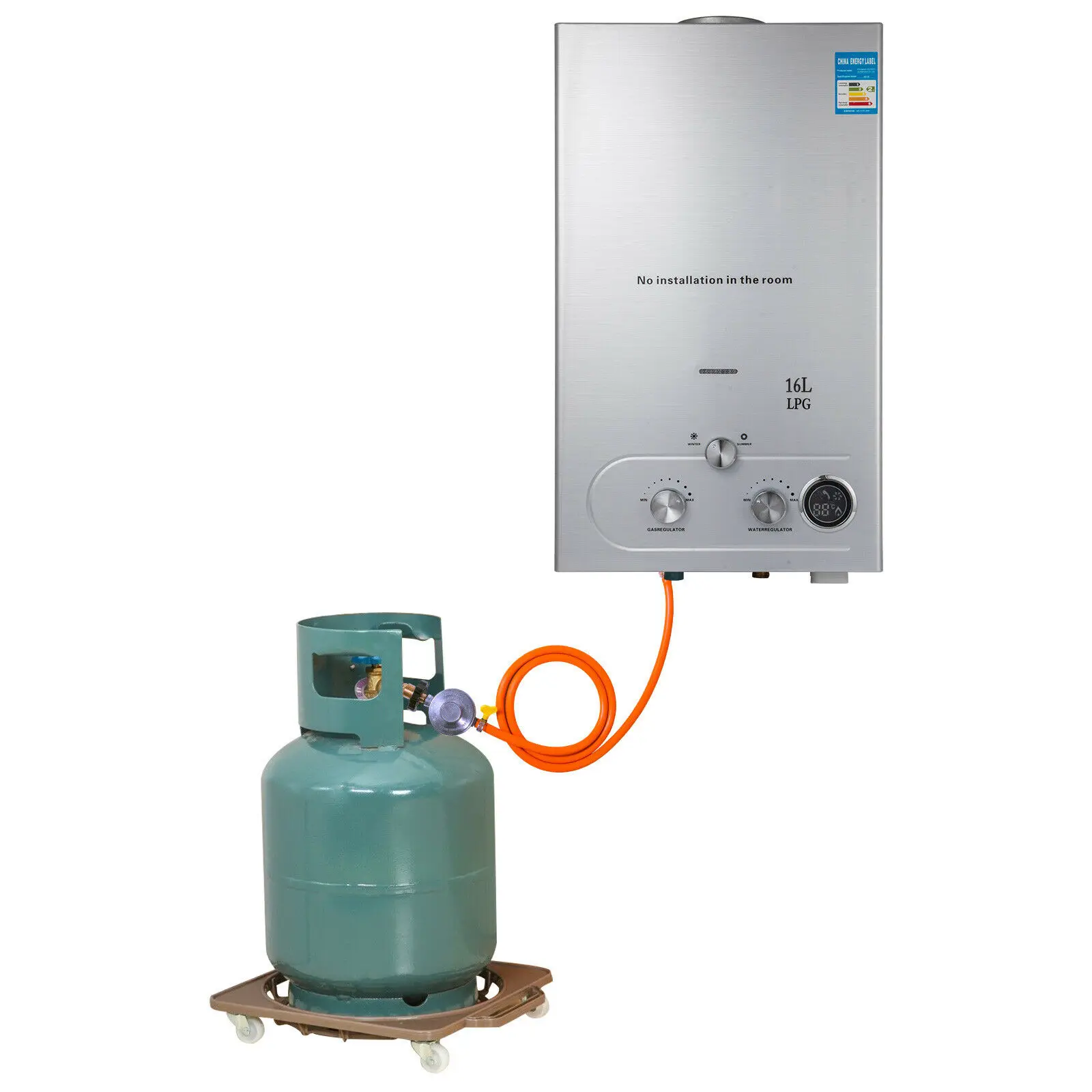 16л нагреватель горячей воды 4.3GPM пропан ГАЗ Tankless по требованию мгновенный котел