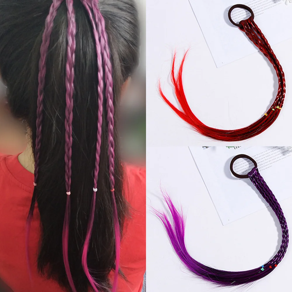 

5pcs Colorful Girl Headbands Bands Girl Accessories Ornament Fragile Hair Ring Hair Styling Tool