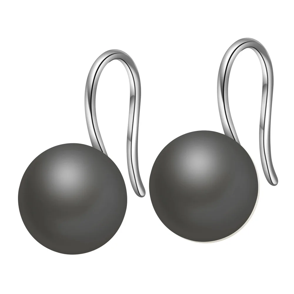 Женские керамические серьги черные и белые женские подвески из нержавеющей