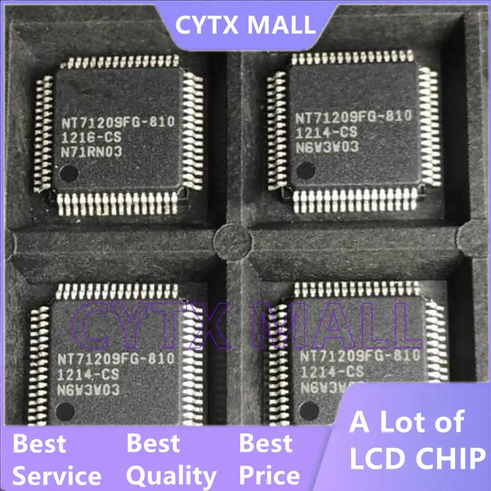 Новый оригинальный NT71209FG NT71209FG-810 NT71209 NT71209FG-810CS QFP64 ЖК-дисплей чип-1 шт. | Электронные
