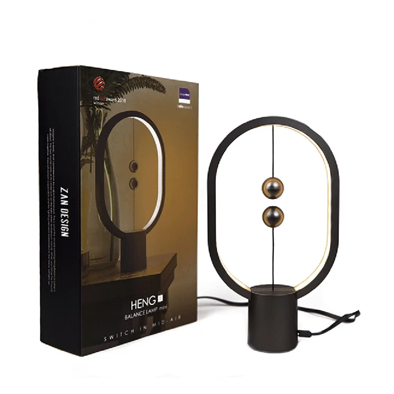 

Mini Magnetic Balance Light USB Rechargeable Balance LED Table Lamp Magnetic Mid-air Switch Eye-Care Night Light Touch Control