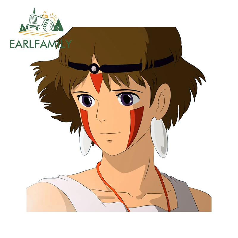 EARLFAMILY 13 см x для принцессы Мононоке автомобильные водонепроницаемые наклейки