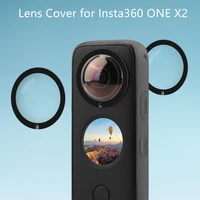 lens cap cover for insta360 one x2 lens anti collision protector guards for insta 360 one x 2 panoramic camera accessories
