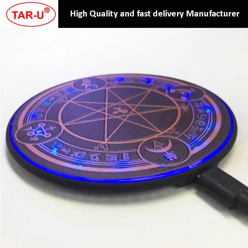 10 шт./лот Mini Magic Array Qi10W Быстрое беспроводное зарядное устройство для iPhone X/XR/XS/Max 8/8