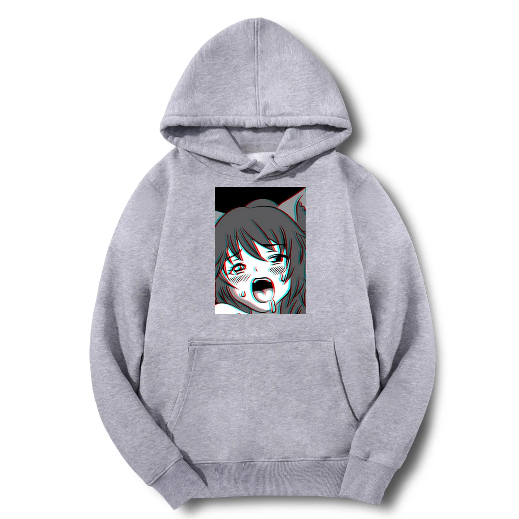 

Retro Style Anime Girl Harajuku Hip Hop Top Sudaderas Moletom Clothes Off White Ropa Hombre Thick Clothes
