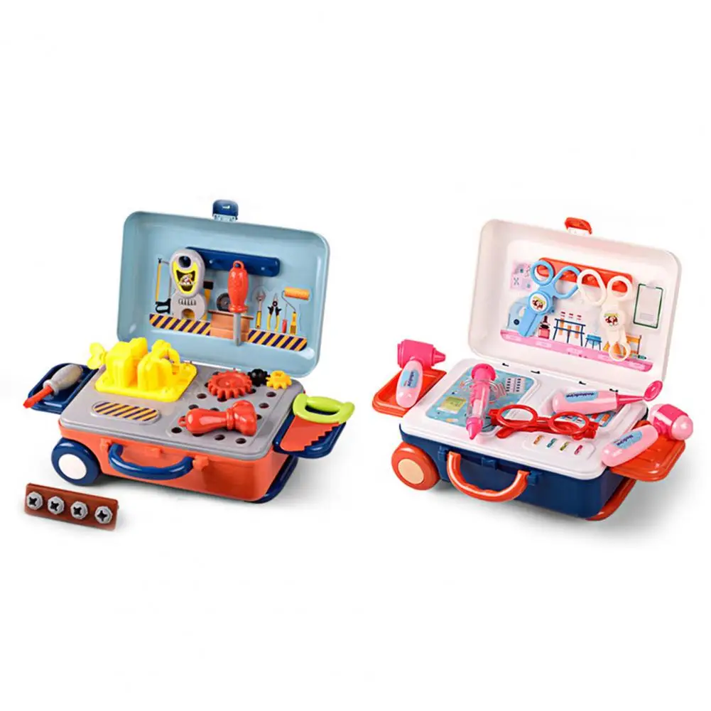 

Children Pretend Play Portable Suitcase Medical Tool Set Simulation Toy Gift