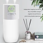 400 мл увлажнитель воздуха Портативный бытовой Беспроводной двойной спрей увлажнитель с светодиодный ночной Светильник отрицательный ионnon-иона воздушный диффузор