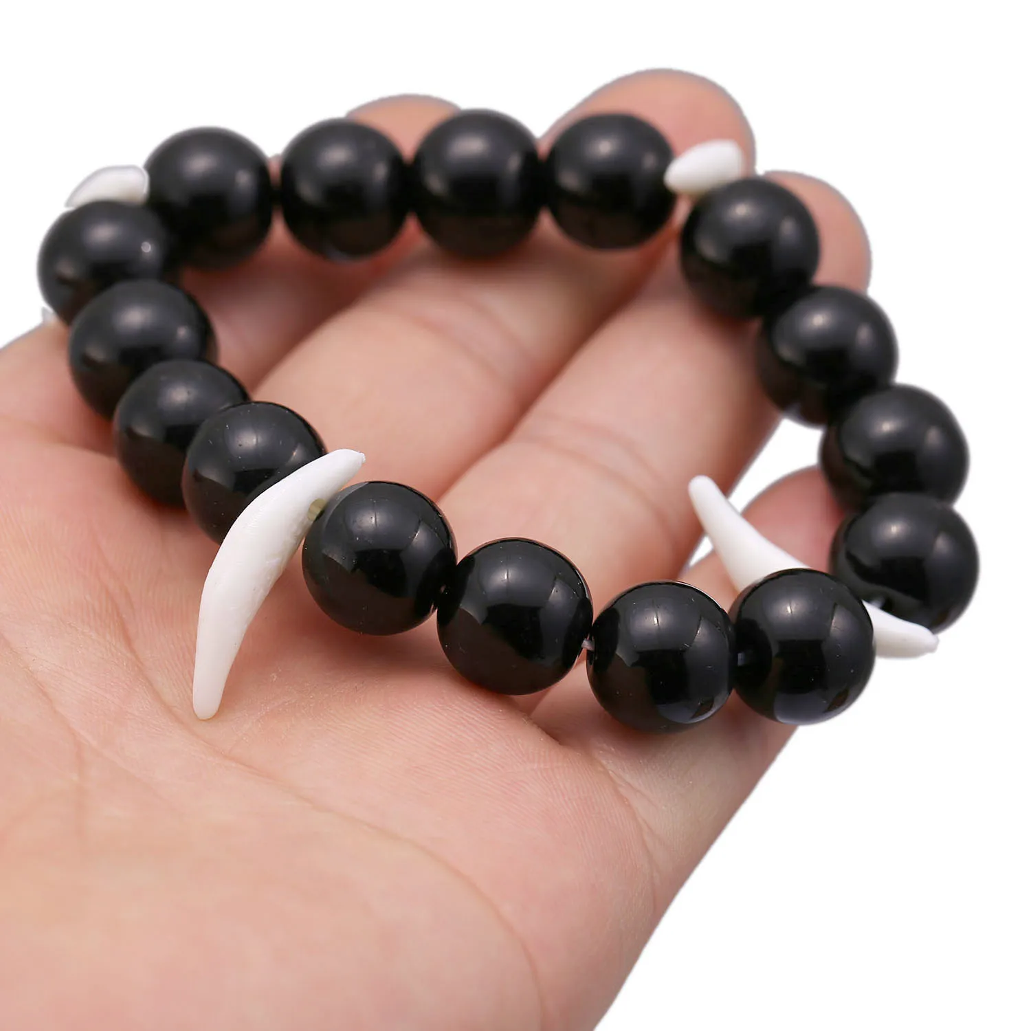 Классическое аниме ожерелье Инуяша слово дух четки черное из бисера браслет