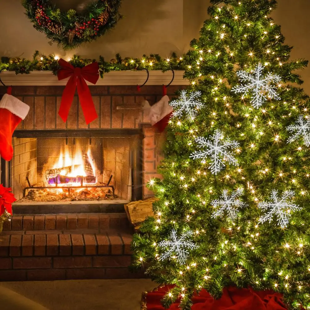 Красивая подвеска в виде снежинки простое использовании Рождественское