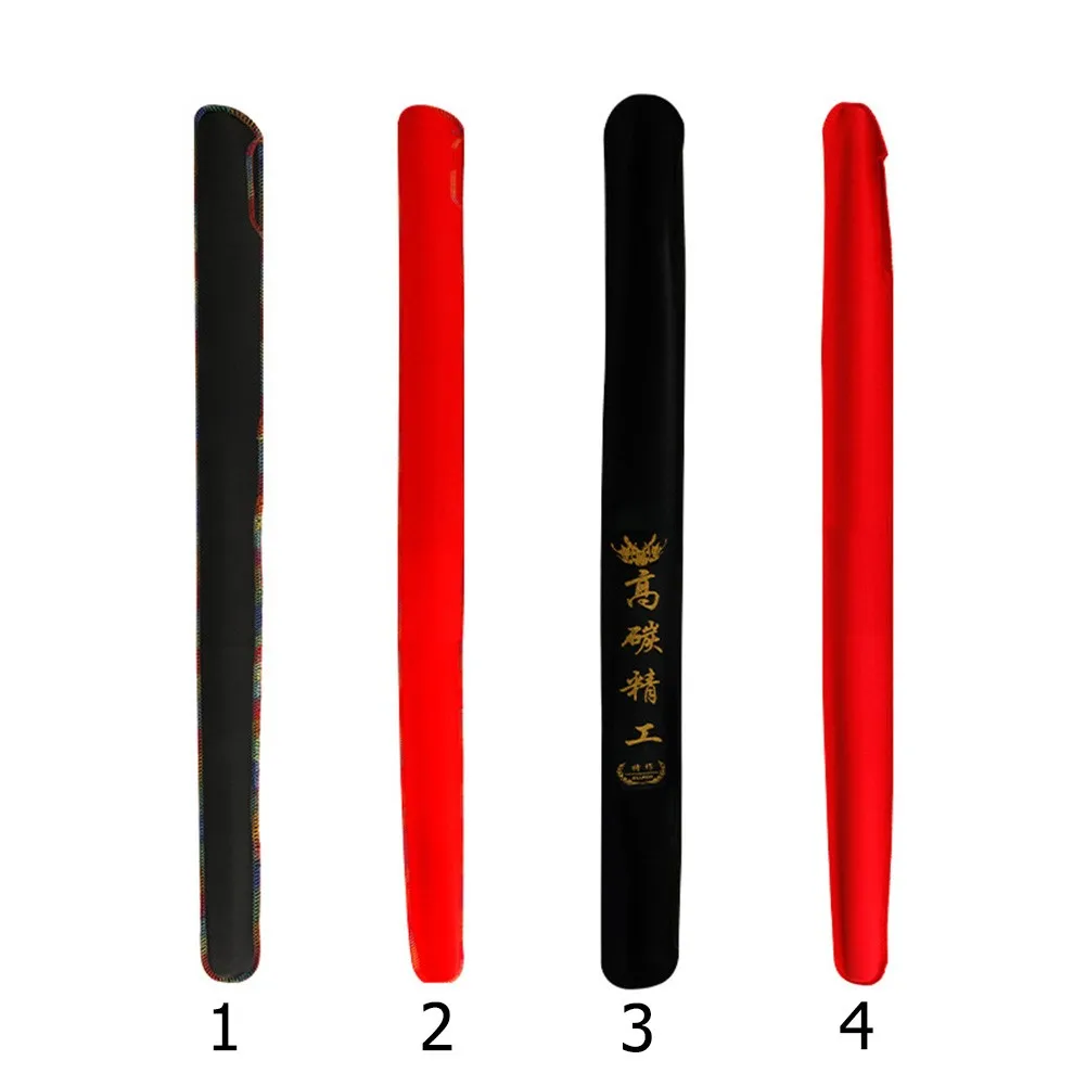 

Fishing Rod Bag Cover Red/Black Knitted Cotton Elastic Rods Case Sleeve Fishing Pole Protection Bag Socks
