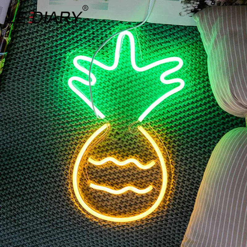 Светодиодный светодиодный ночник с неоновым логотипом IARY Banana USB зарядное