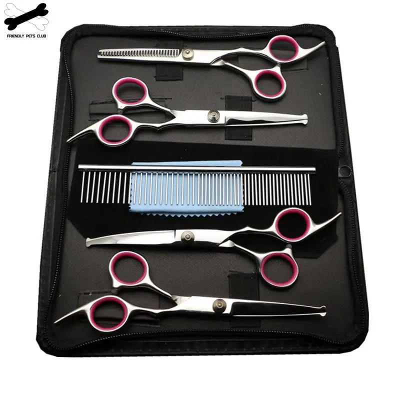 

Pet Scissors Professional Pet Barber For Trimming Dog Hair Grooming Tools Stainless Steel Pet Scissors Sharp Durable Tools Kit