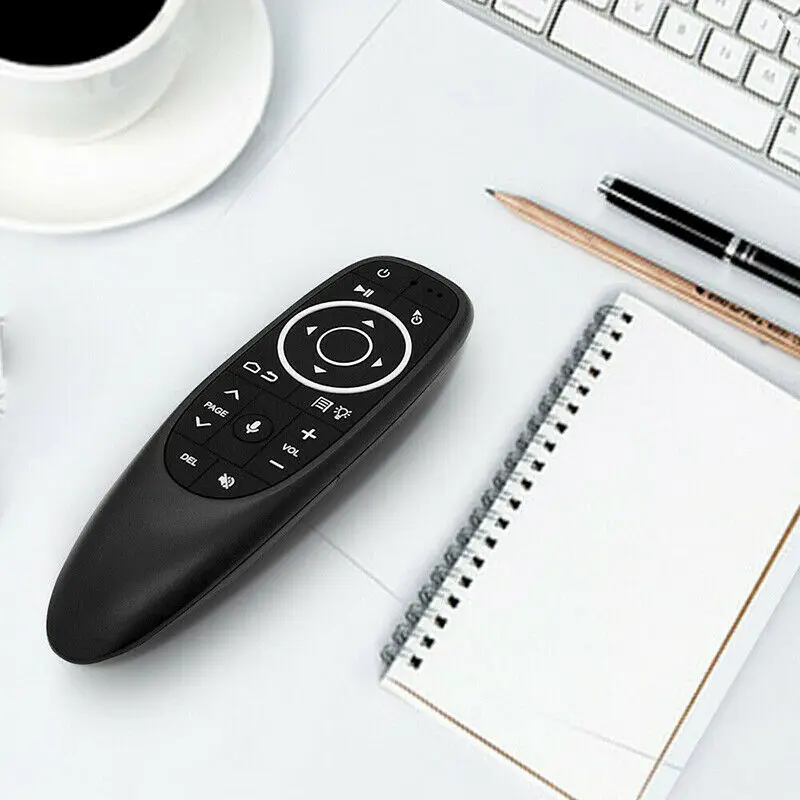 

G10S PRO 2.4G Black Air Mouse Wireless Voice Remote Control for Smart TV Box PC