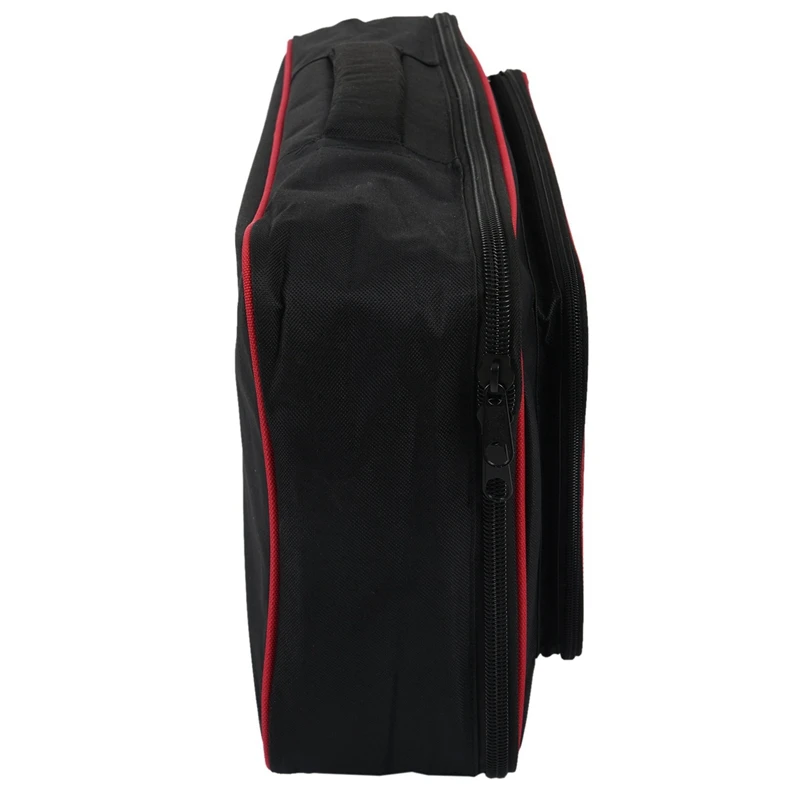 

1 Pcs Portable Electric Guitar Effects Pedal Storage Bag & 1 Pcs Guitar Strap with 3 Pick Holders Cotton Strap