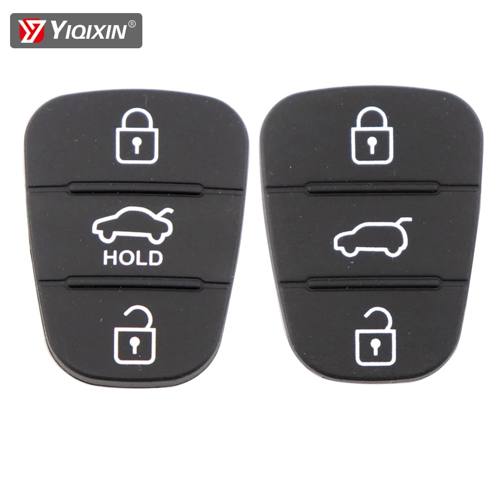 Чехол для дистанционного ключа YIQIXIN резиновая накладка 3 кнопки ремонтные скины