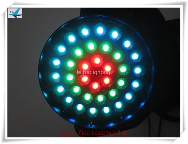 6 шт./лот, led 36x18, светильник для мытья, движущаяся головка, светильник, zoom RGBWAUV, 6в1, светодиоды, ZOOM, движущаяся головка с одним круговым светодиодом, управляемые