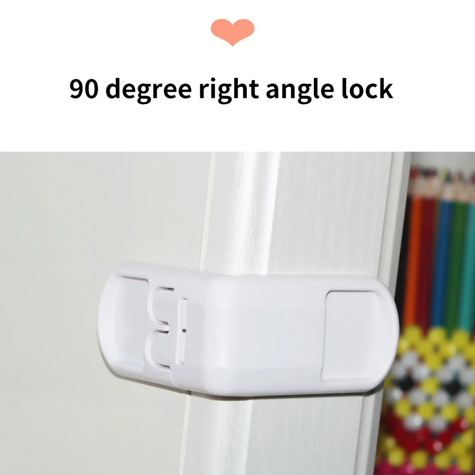 

Drawer Door Security Product 3pcs Plastic White Brown Right Plastic Baby Safety Protection From Children In Cabinets Boxes Lock