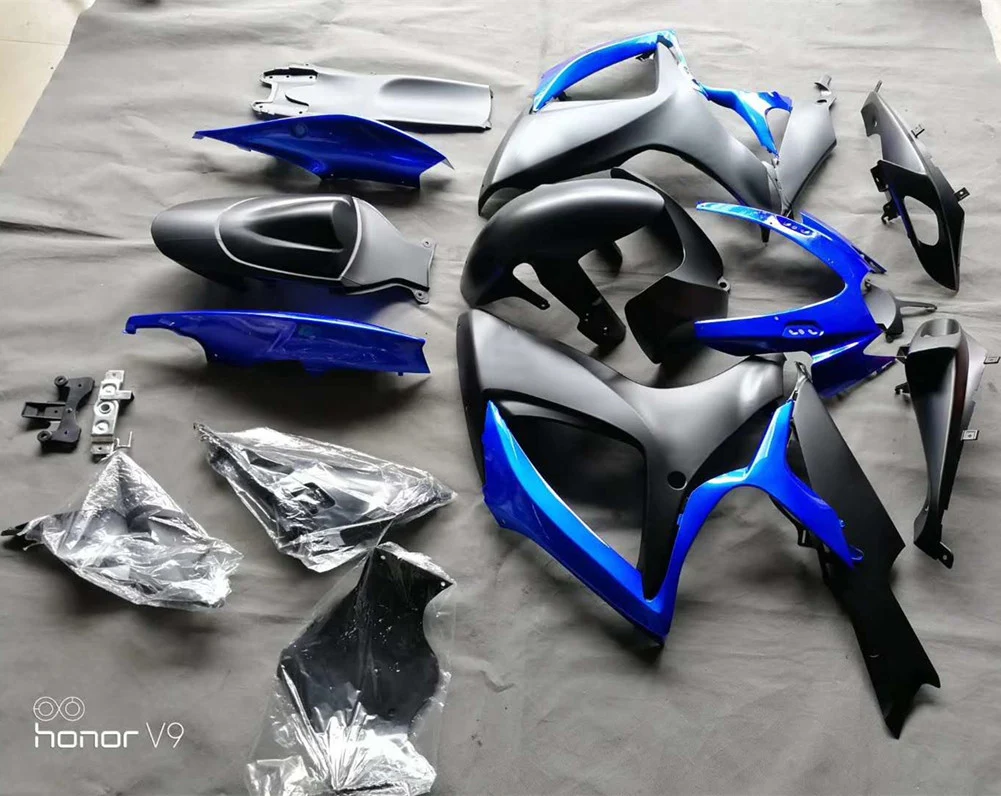 Полный обтекатель комплект для Suzuki GSX-R GSXR 600 750 2006 2007 K6 впрыск АБС пластмасса обтекатель КУЗОВ капот боковые панели