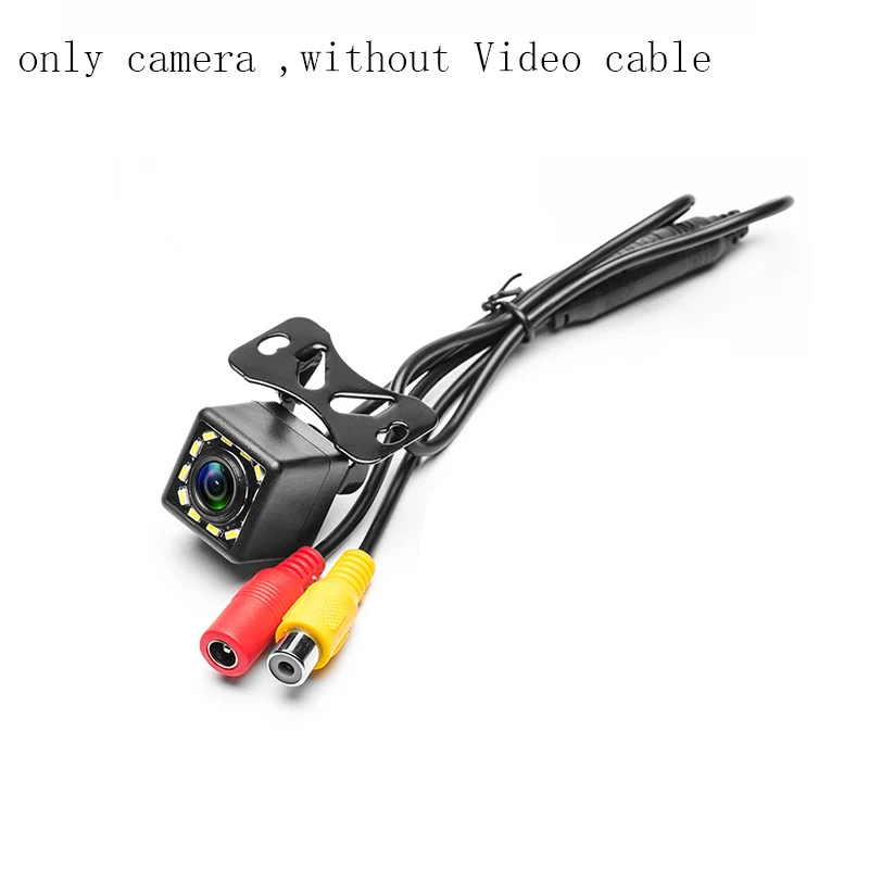 only 12 LED camera IaotuGo 4 светодиодный проводной/беспроводной задний Камера заднего вида HD CCD камера 140 угол 2,5 мм разъем/RCA/монитор/зеркало опционально - Название цвета: only 12 LED camera