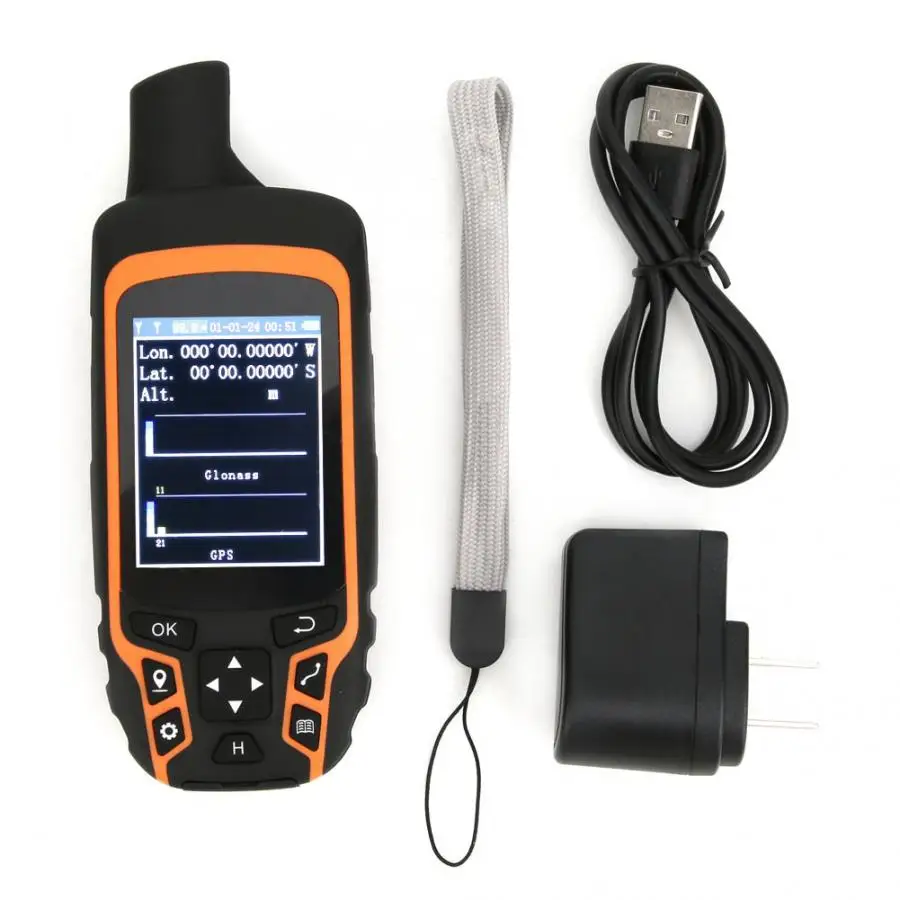 

ZL-166 Digital GPS Navigation Track Area Meter TFT Handheld GPS Land Meter LCD Display Area Measuring Tool US Plug 100-240V