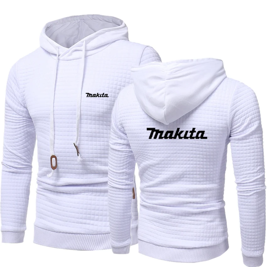 

Makita 2021 New Spring Autumn Men's Letter Printed Hoodie Sportswear Men Sports Pullover Sports Comfortable Long-Sleeved Jacket