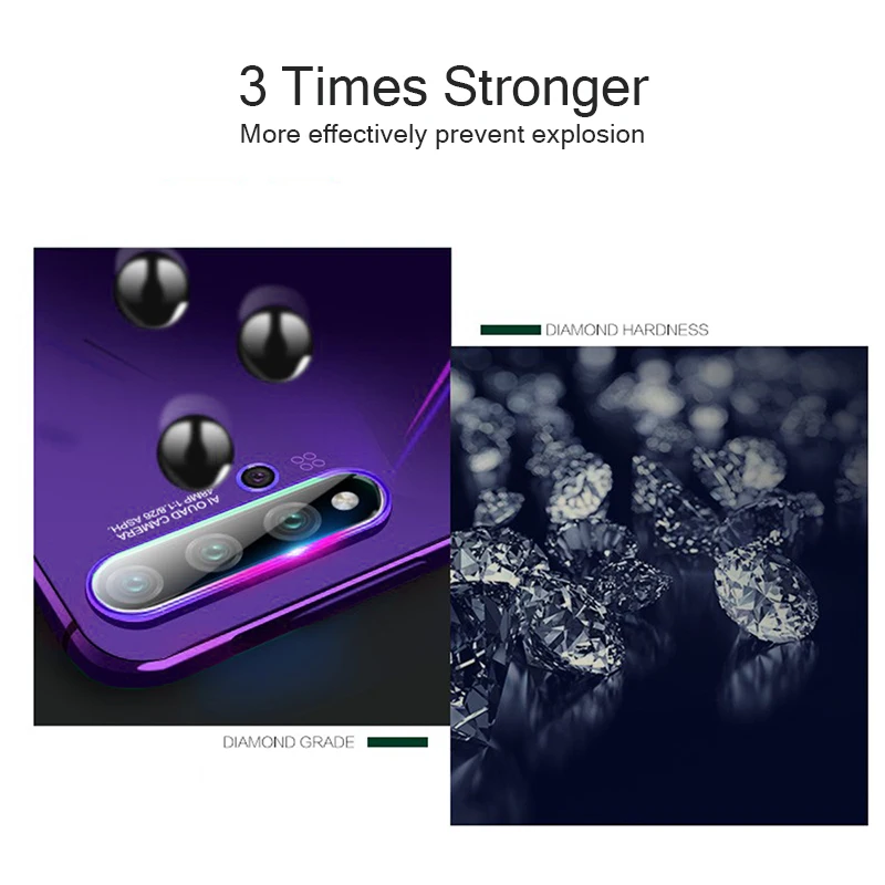 Защитная пленка из закаленного стекла для объектива Hacrin 2 шт. Huawei Nova 5 T T|Защитные