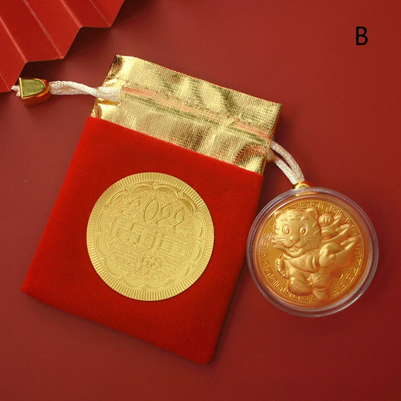 

2022 China New Year Tiger Year Original Commemorative Coin Decoration Crafts Y